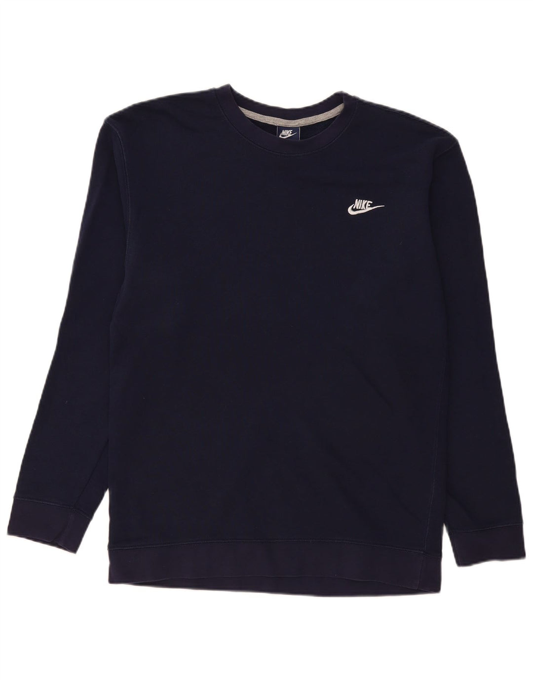 Nike Herren-Sweatshirt-Pullover, groß, marineblau, Baumwolle