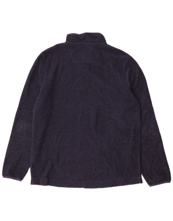 WEIRD FISH Herren-Sweatshirt mit Reißverschluss, XL, Marineblau, Polyester