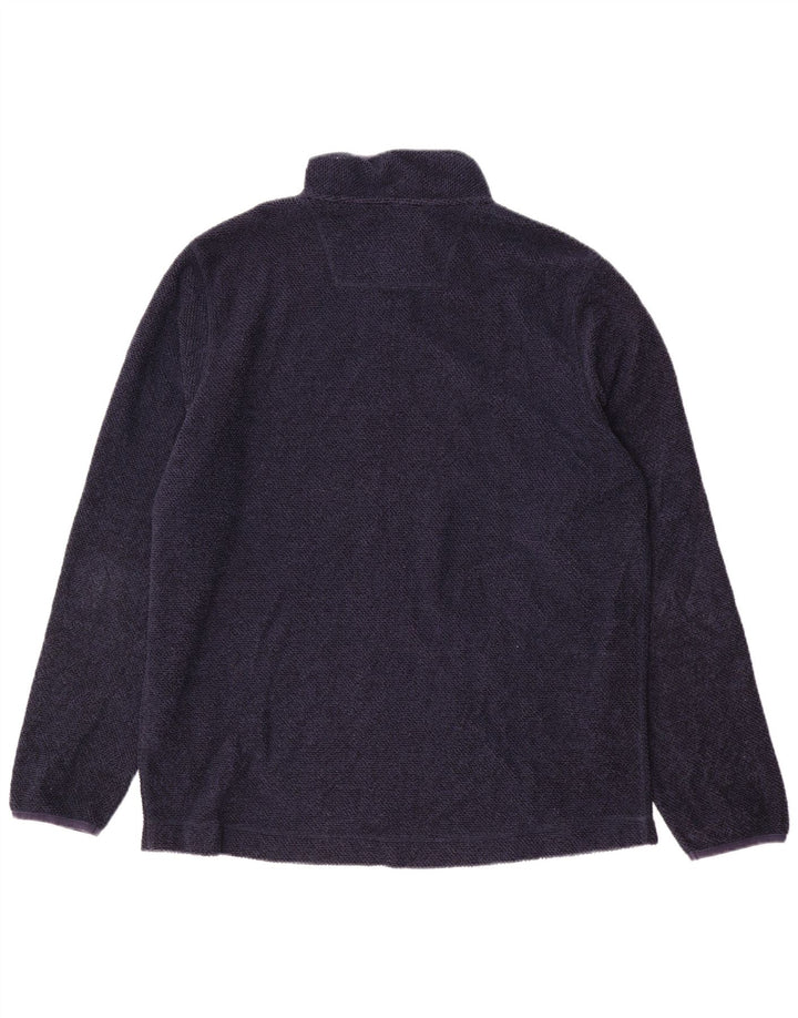 WEIRD FISH Herren-Sweatshirt mit Reißverschluss, XL, Marineblau, Polyester