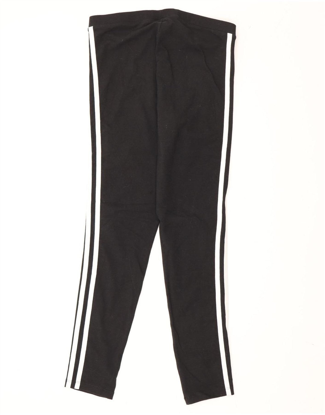 Adidas Damen Leggings UK 10 Small Schwarz Baumwolle