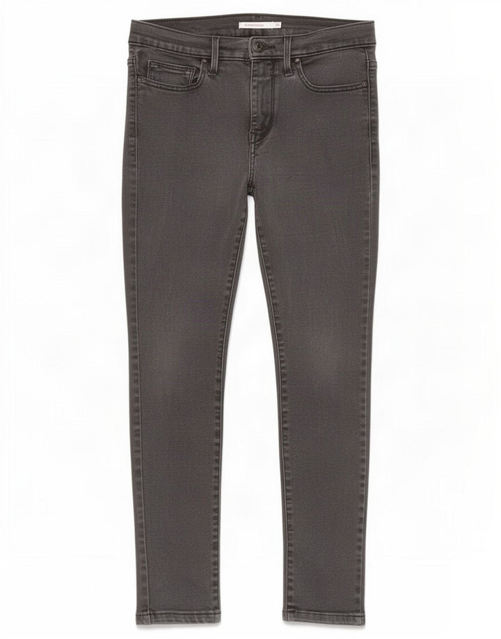 Levi's Slim Fit Skinny-Jeans für Damen W28 L26 Grau