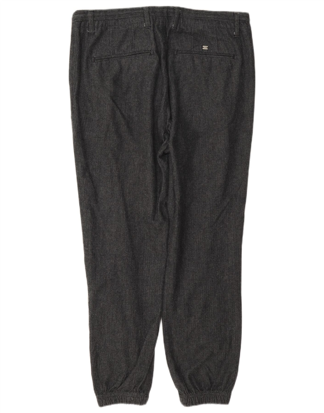 Massimo Dutti Herren Chinohose EU 42 Large W32 L28 Graues Fischgrätenmuster
