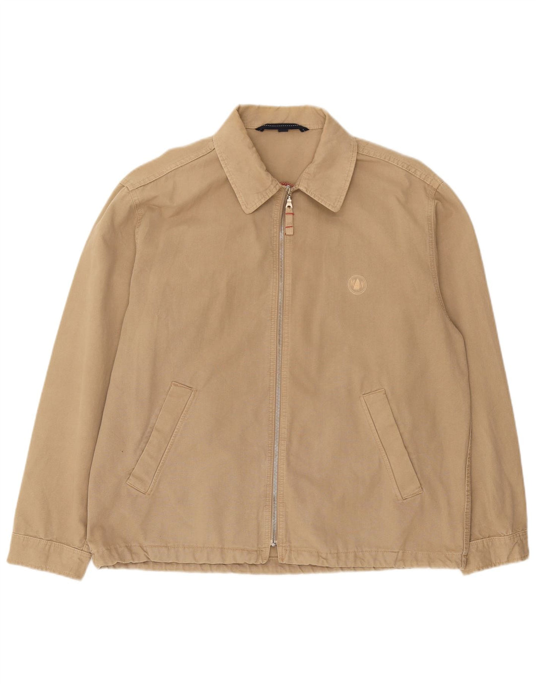 Murphy & Nye Herren Bomberjacke UK 42 XL Beige Baumwolle