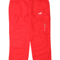 PUMA Herren Straight Cargo Hose W36 L28 Rot