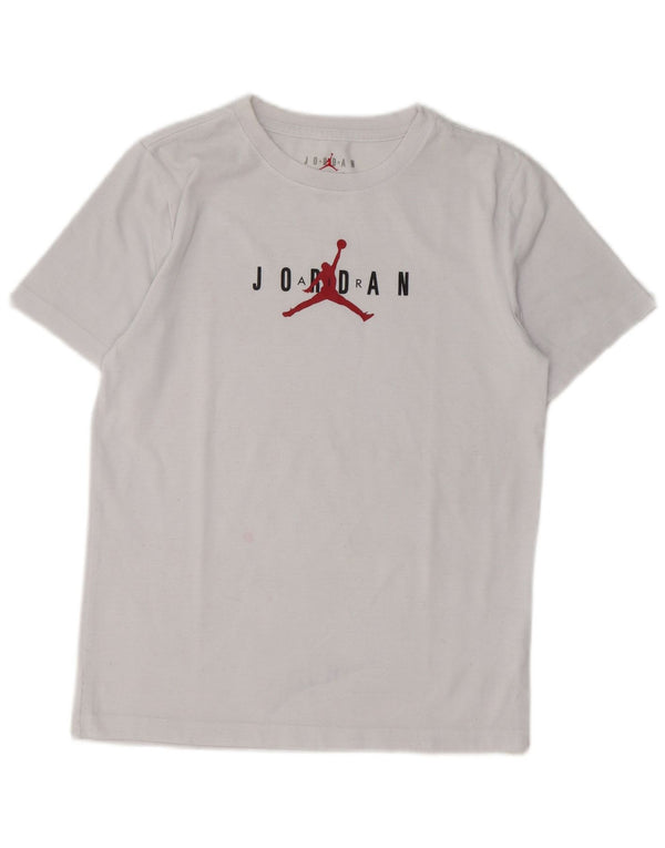 Jordan T-Shirt mit Grafik für Jungen, 12–13 Jahre, Größe L, Weiß, Polyester