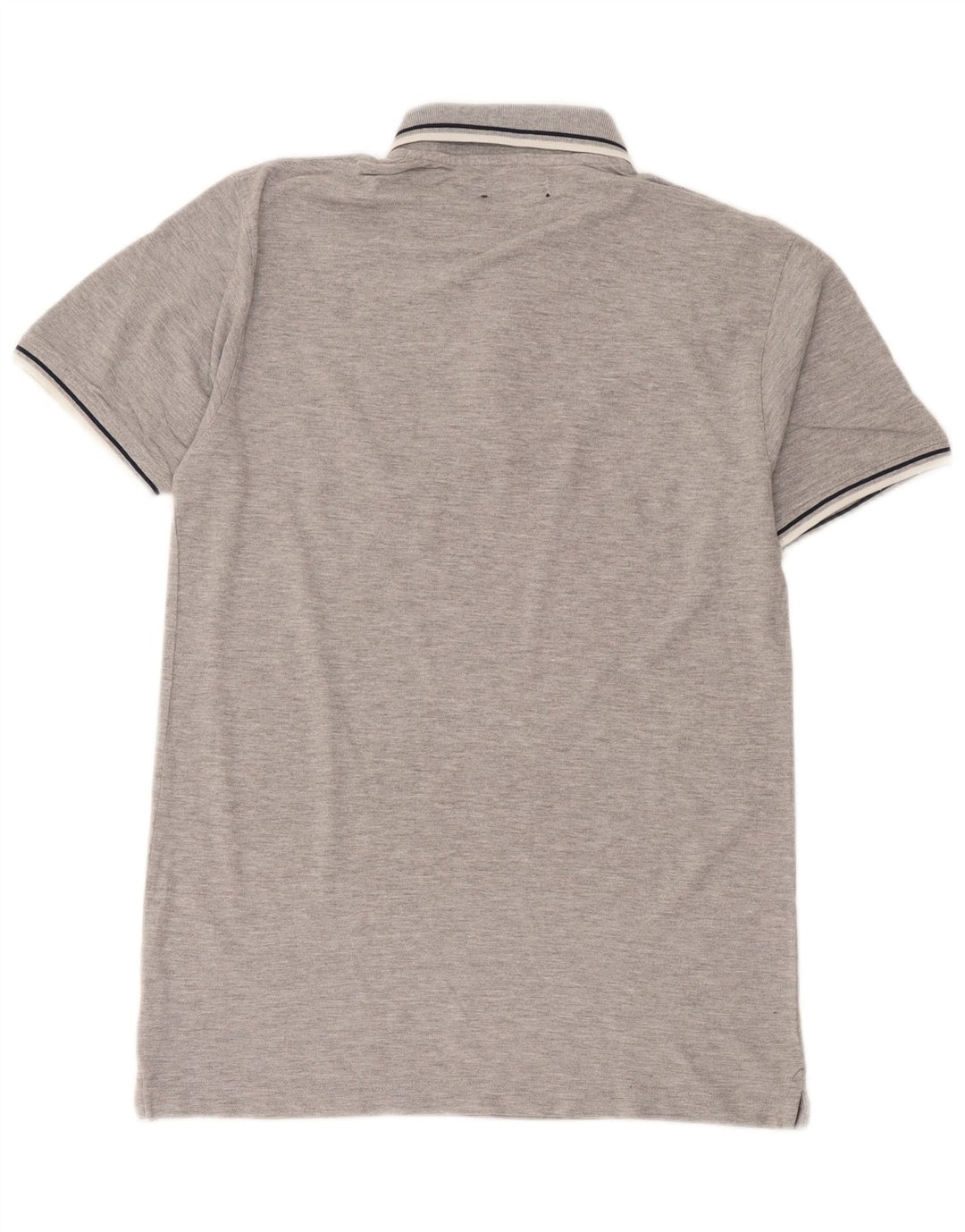 Coveri Herren-Poloshirt, groß, graue Baumwolle