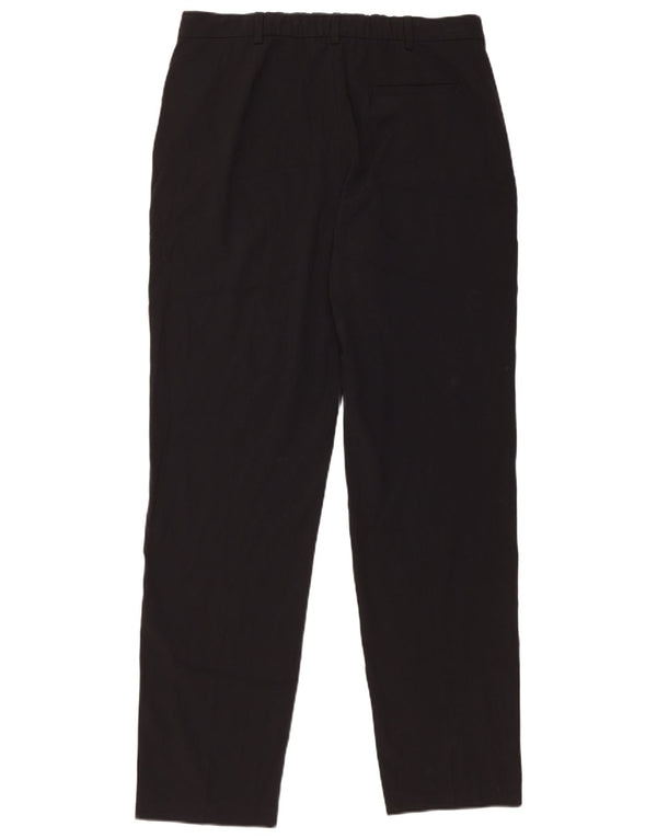 Marks & Spencer Damen-Anzughose mit gerader Passform, UK 14, Größe L, W32, L30, Schwarz