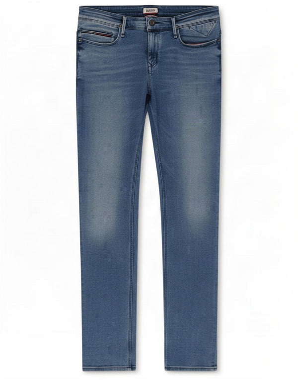 Tommy Hilfiger Mens Skinny Jeans W36 L34 Blue Cotton