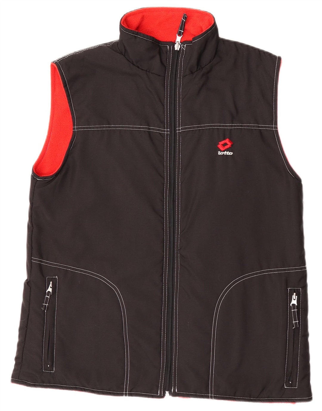 Lotto Herren Wendeweste UK 36 Small Schwarz Polyester