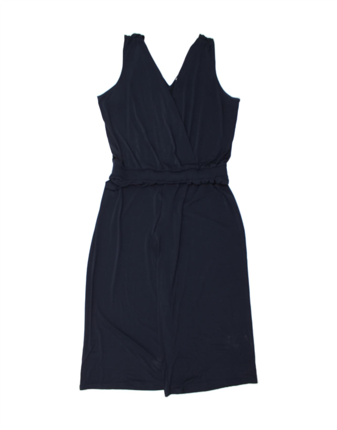 MICHAEL KORS Womens Sleeveless Jumpsuit UK 20 2XL  Navy Blue Polyester Vintage Michael Kors and Second-Hand Michael Kors from Messina Hembry 