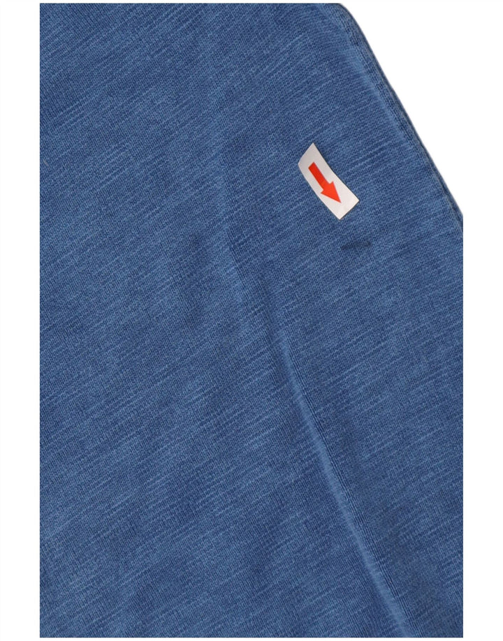 SUPERDRY Damen-Pullover mit Rundhalsausschnitt, Gr. 10, Größe S, Blau, Baumwolle