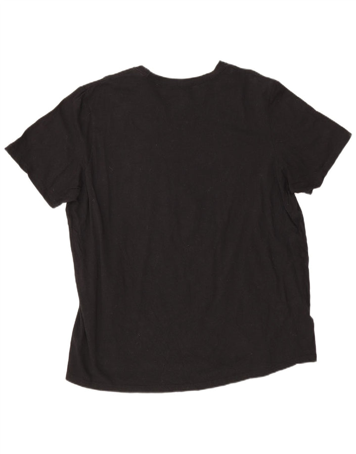 Adidas Herren Grafik T-Shirt Top 2XL Schwarz