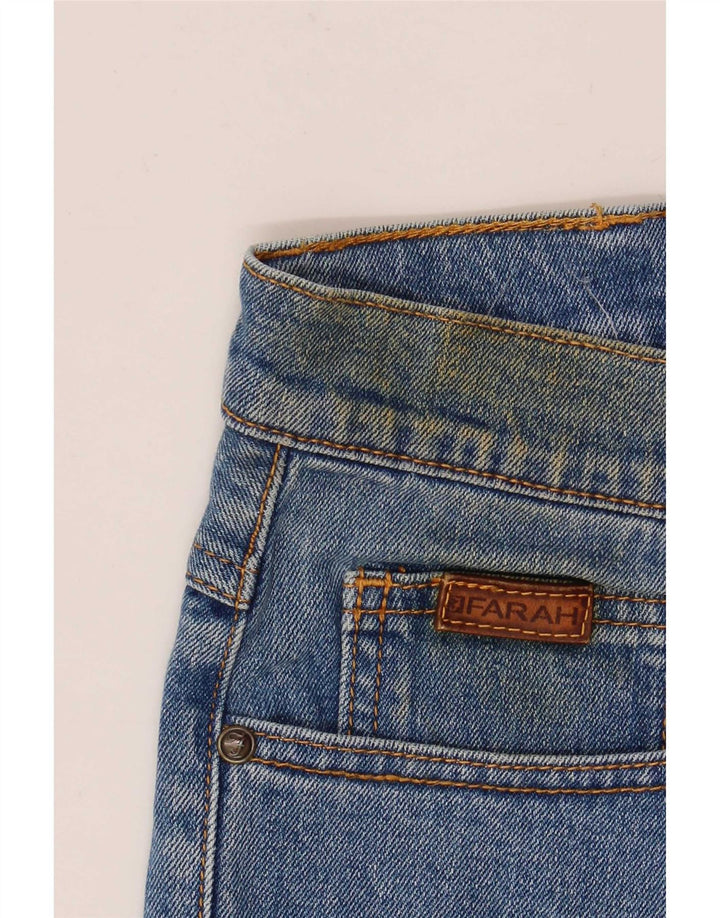 Farah Herren Straight Jeans W30 L32 Blaue Baumwolle