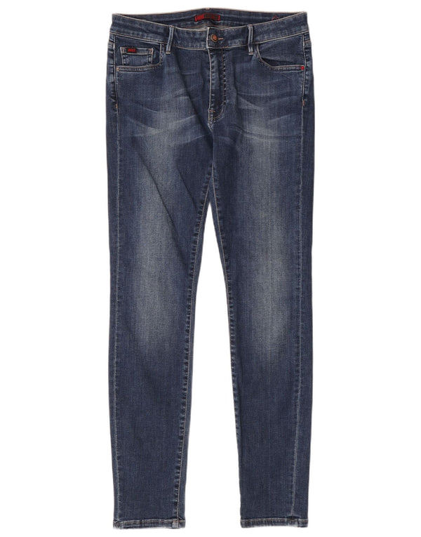 Rifle Damen Skinny Jeans W30 L30 Blaue Baumwolle