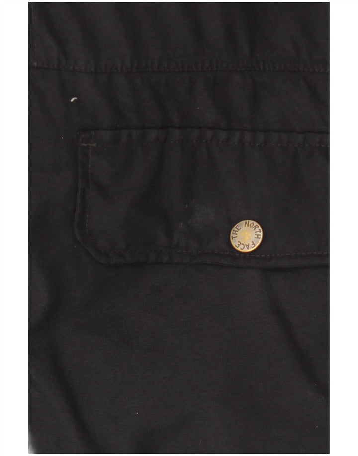 The North Face Herren-Windbreakerjacke mit Kapuze, UK 40, Größe L, Schwarz, Winter