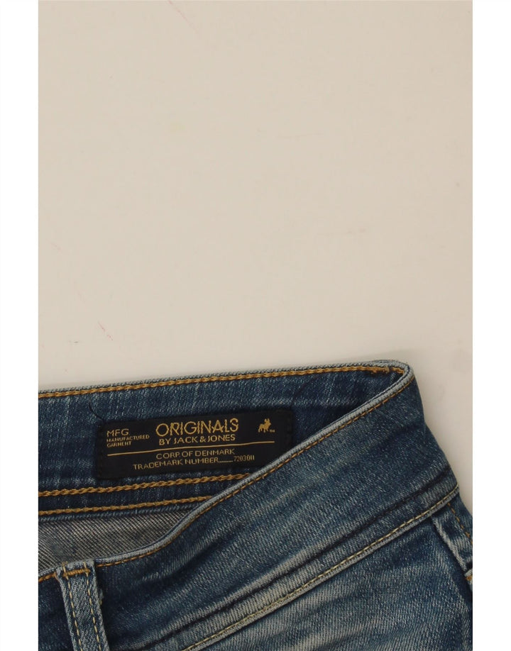 JACK & JONES Mens Straight Jeans W32 L31  Blue Cotton Vintage Jack & Jones and Second-Hand Jack & Jones from Messina Hembry 