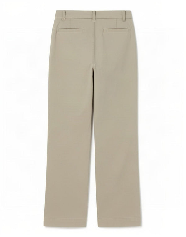 Gerade Chino-Hose für Damen von Marks & Spencer, UK 14, Größe L, W34, L30, Beige