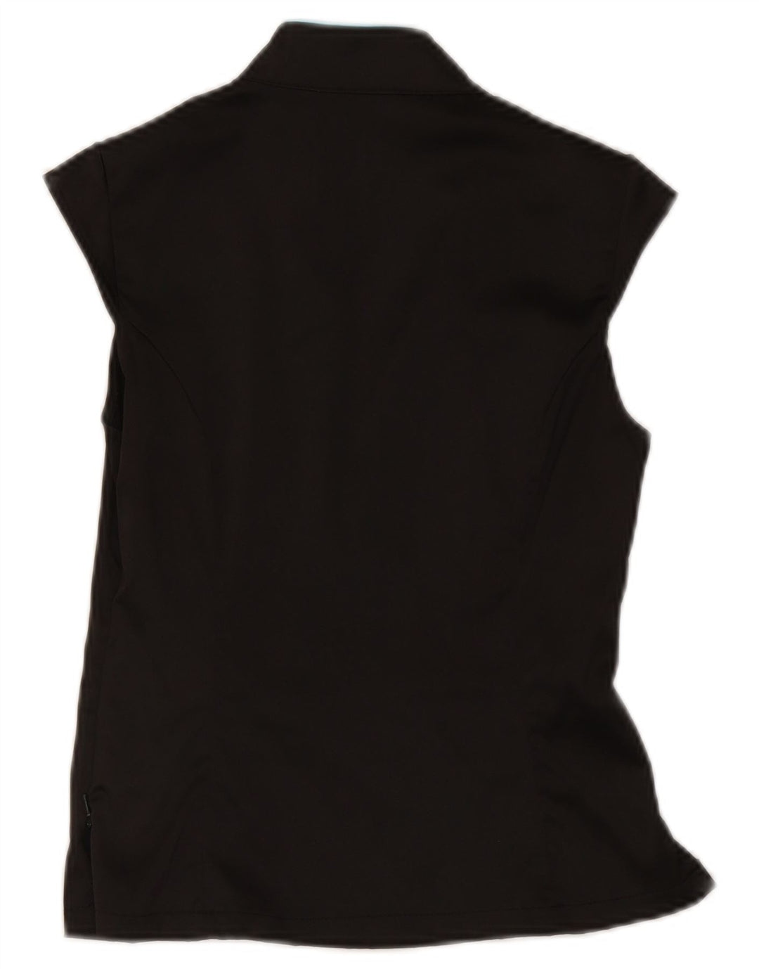 Jane Norman Damen-Blusenoberteil UK 12 Mittelschwarzes, geblümtes Polyester