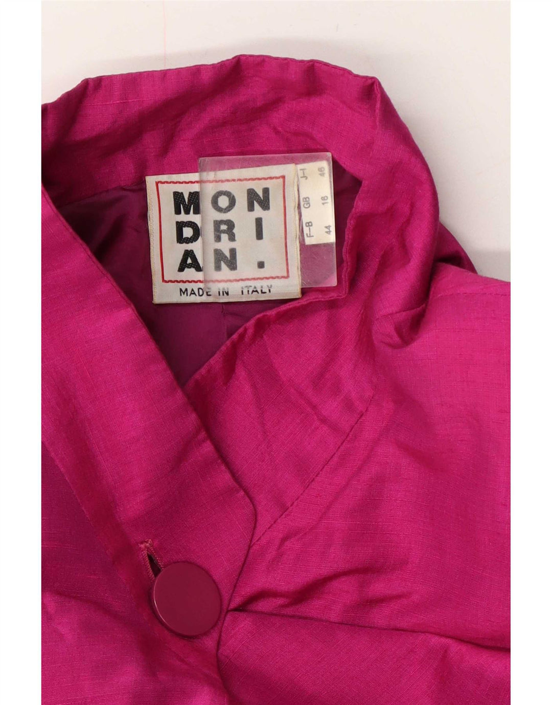 Mondrian Damen Übergroßer Mantel UK 16 Large Pink Rayon