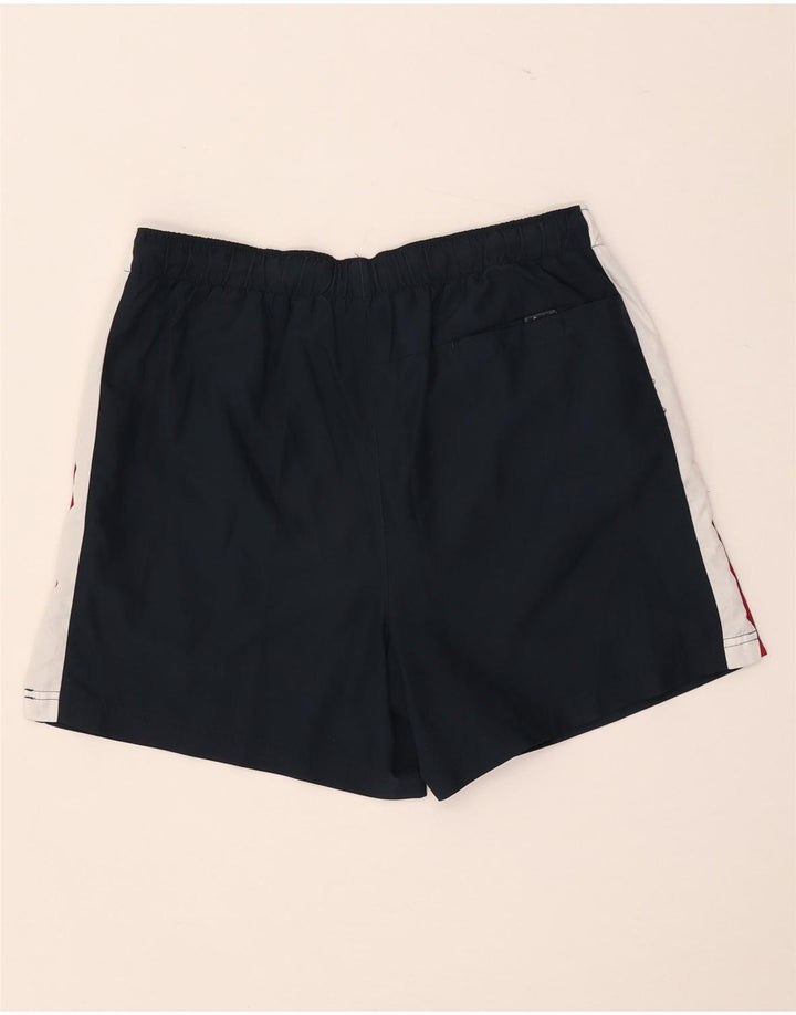 Ellesse Herren-Sportshorts, mittelgroß, marineblau, Farbblock-Polyester