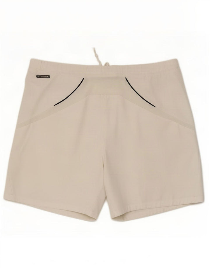 Puma Herren-Sportshorts, groß, weißes Polyester