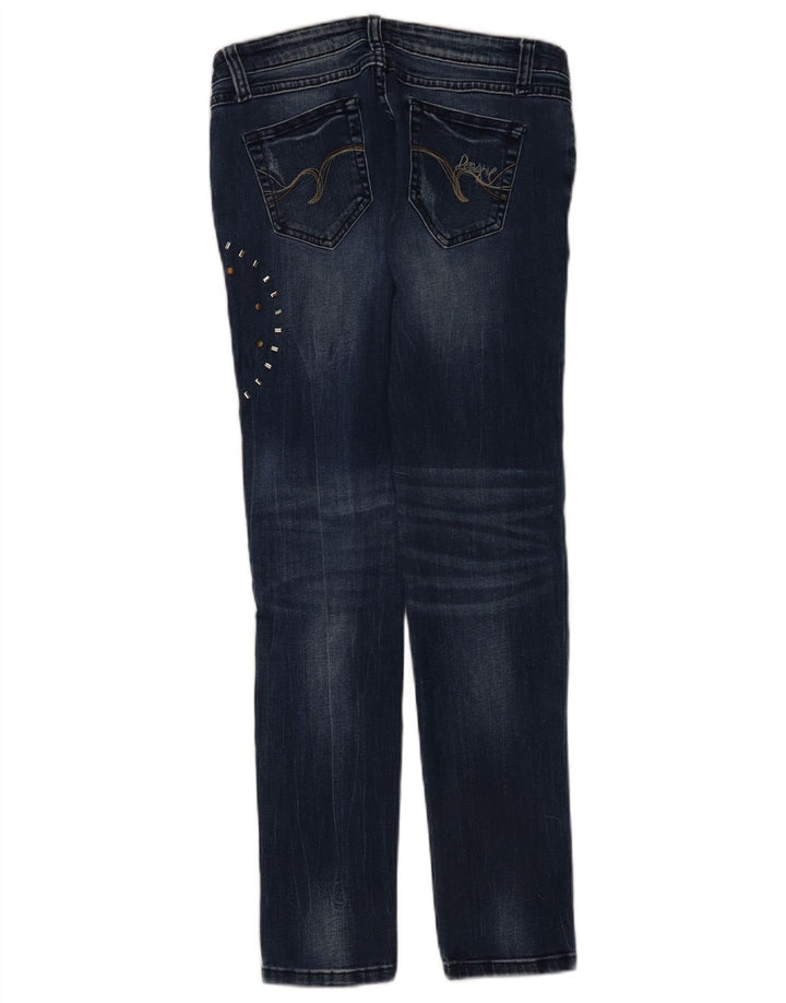 Desigual Damen Skinny Jeans W28 L28 Blau
