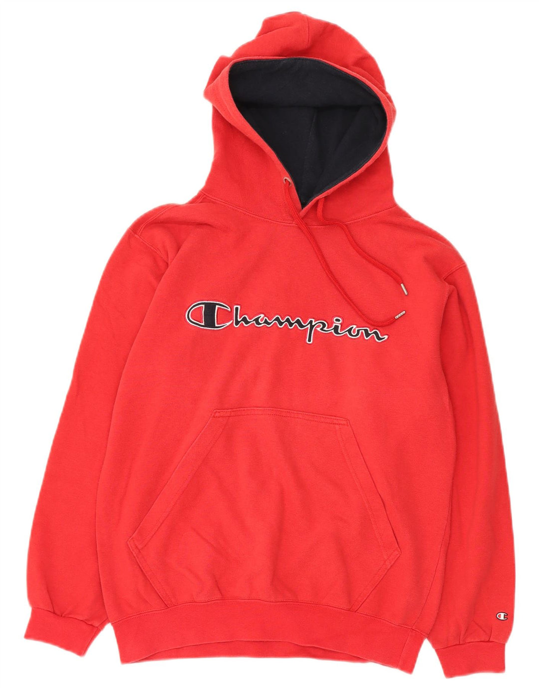 CHAMPION Herren-Kapuzenpullover mit Grafik, Größe S, Rot, Baumwolle