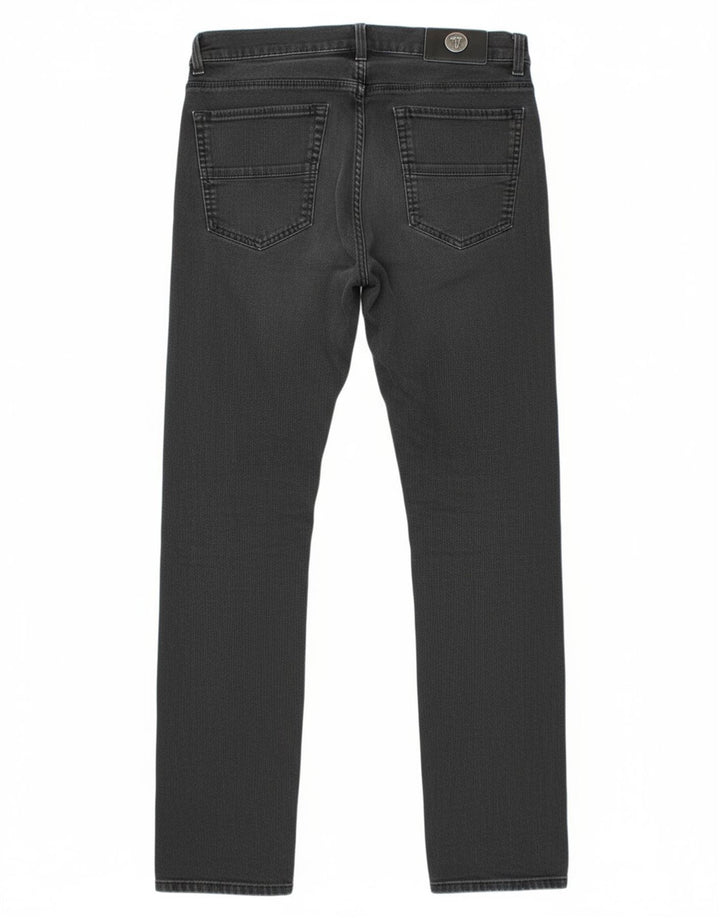 TRUSSARDI Mens Slim Jeans W32 L33 Grey Polyester