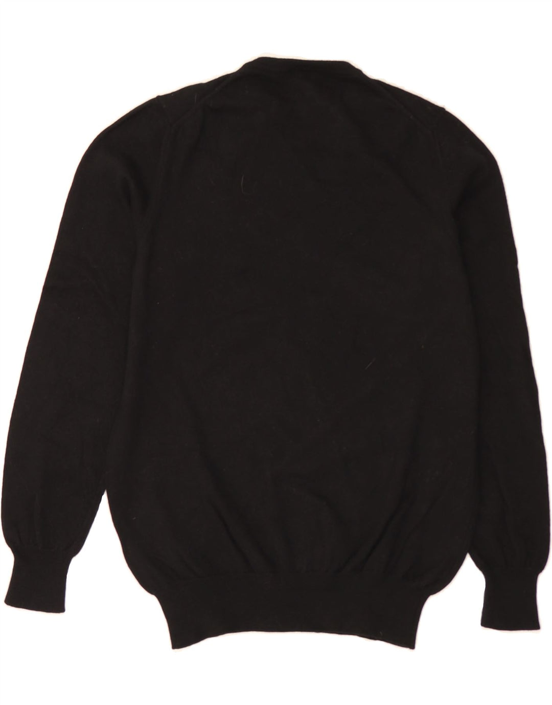 BROOKSFIELD Mens Crew Neck Jumper Sweater Small Black Vintage Brooksfield and Second-Hand Brooksfield from Messina Hembry 