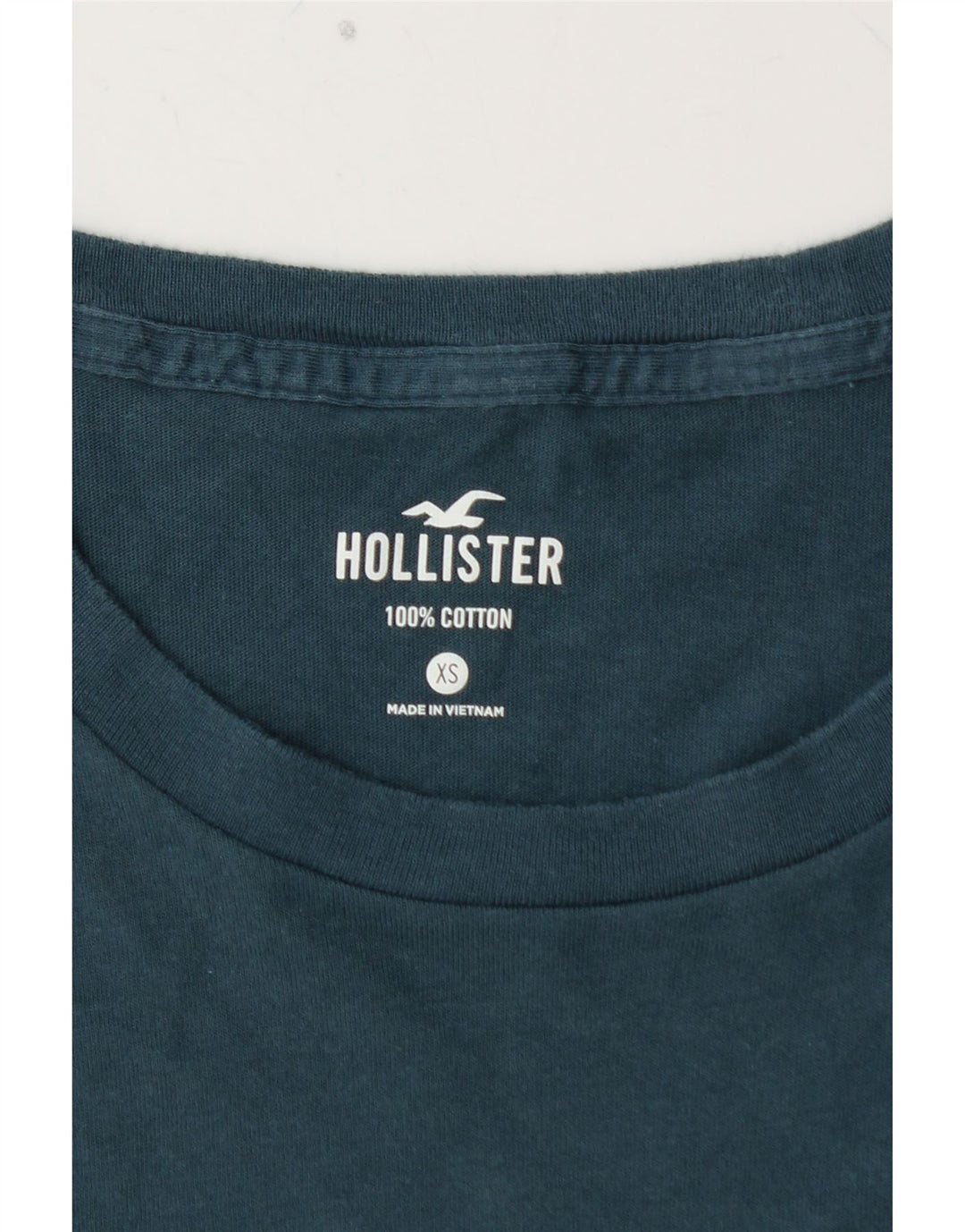 HOLLISTER Herren T-Shirt Top XS Blaue Baumwolle