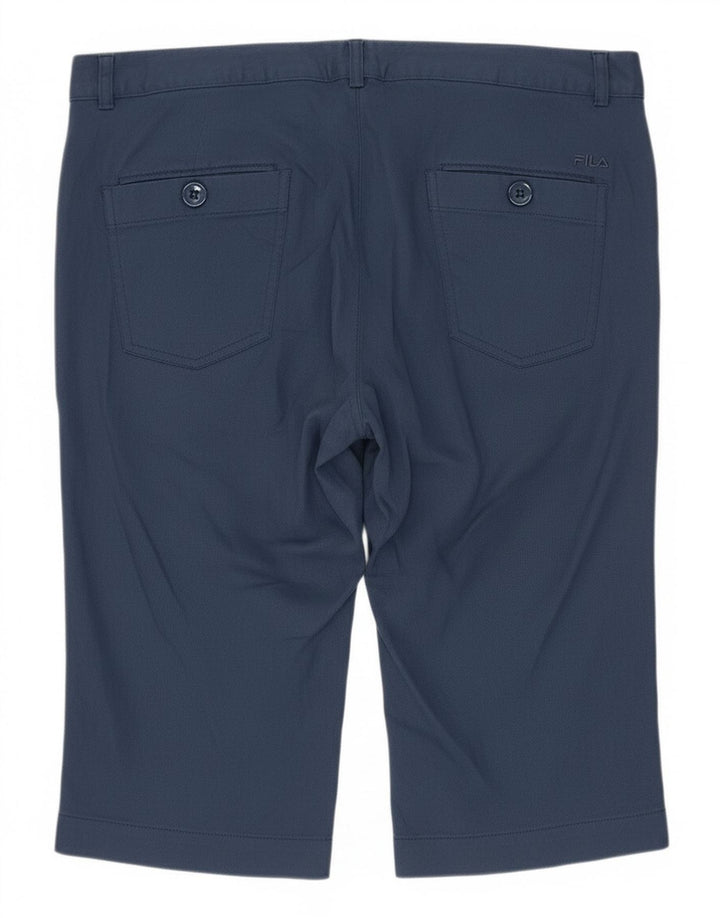 Fila Damen Caprihose UK 16 Large W36 L17 Marineblau Polyamid