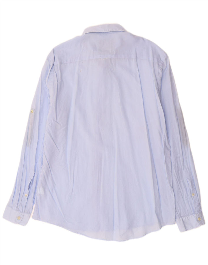 ZARA Herren Relaxed Fit Hemd XL Blau