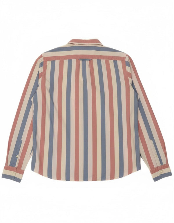 Lacoste Damen-Hemd, Größe 42, groß, mehrfarbig, gestreift, Baumwolle