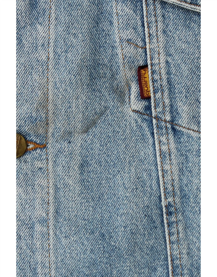 QUARRY Mens Denim Jacket UK 40 Large Blue Cotton Vintage Quarry and Second-Hand Quarry from Messina Hembry 