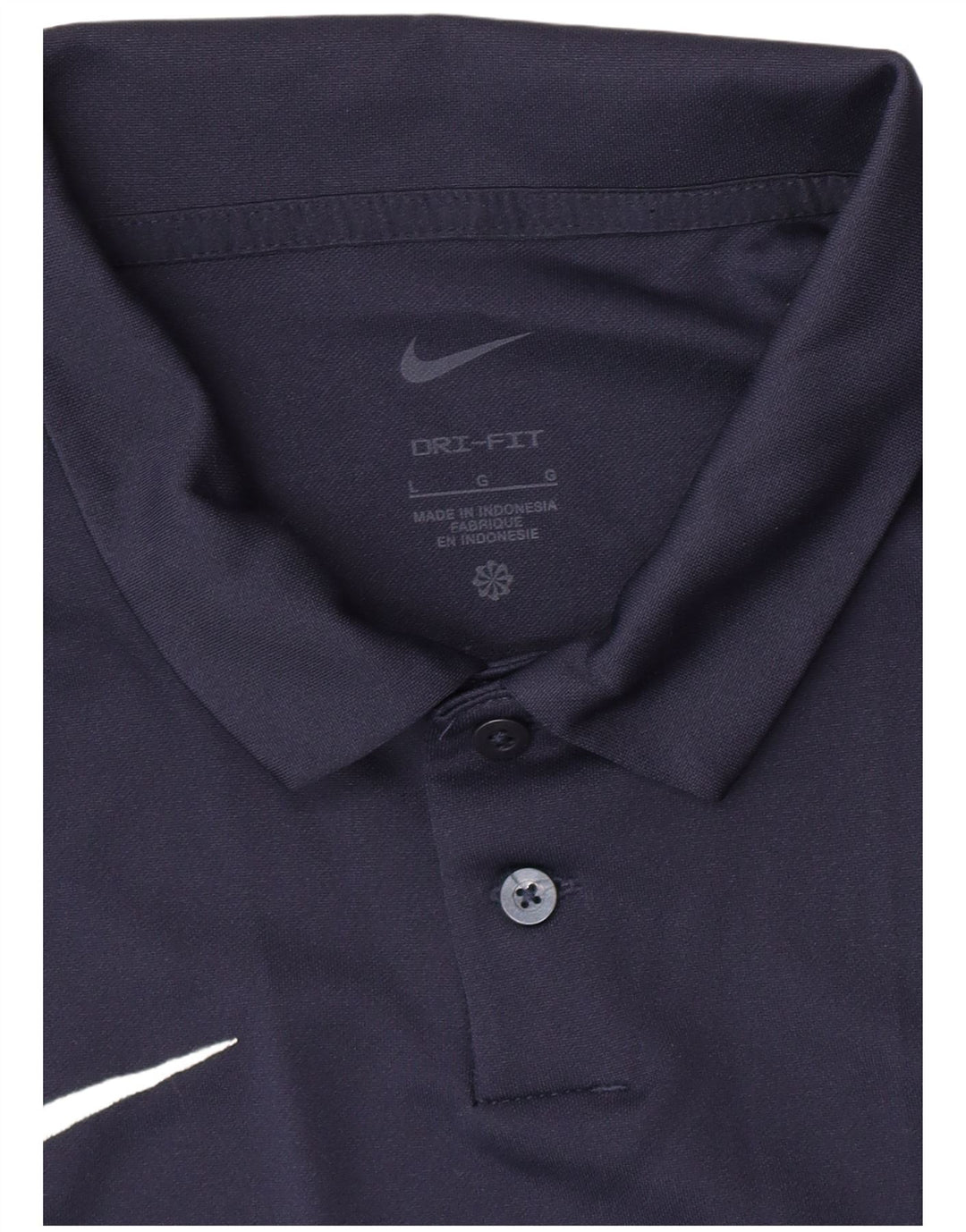 Nike Herren Dri Fit Poloshirt, Größe L, Marineblau