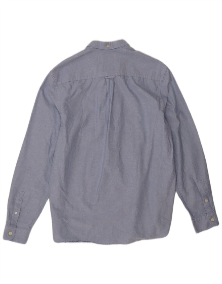 Lyle & Scott Herren-Hemd, groß, aus blauer Baumwolle