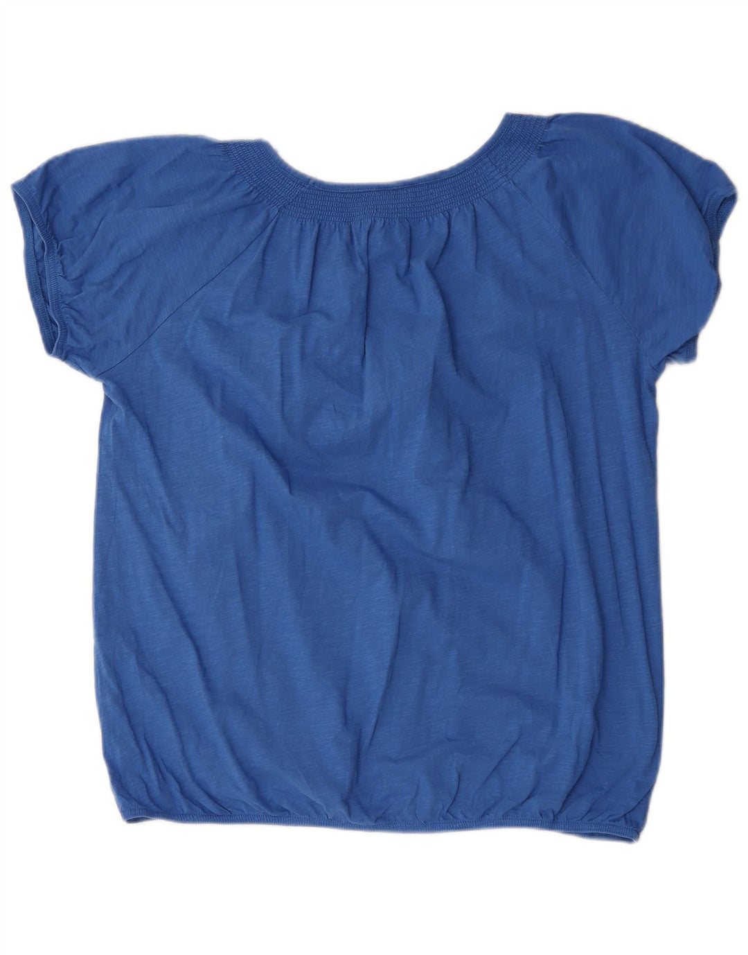 M&Co Damen-Blusenoberteil, UK-Größe 46, Größe L, Blau, Baumwolle
