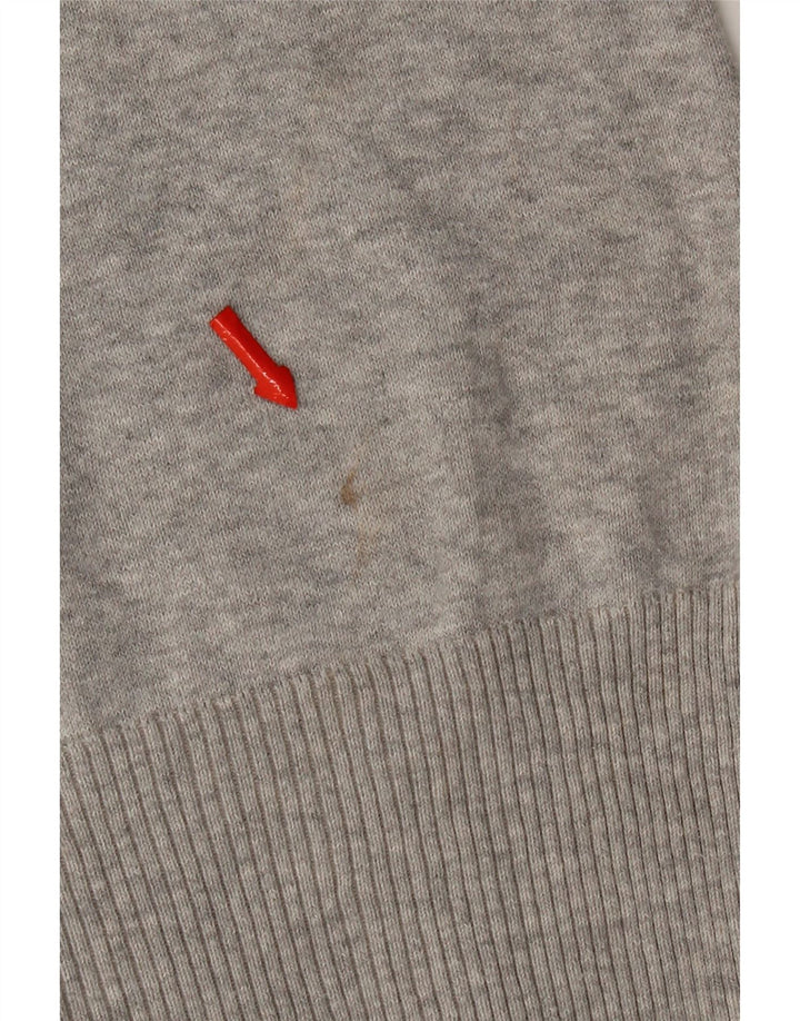 Zara Damen-Cardigan-Pullover UK 10 Small Grau