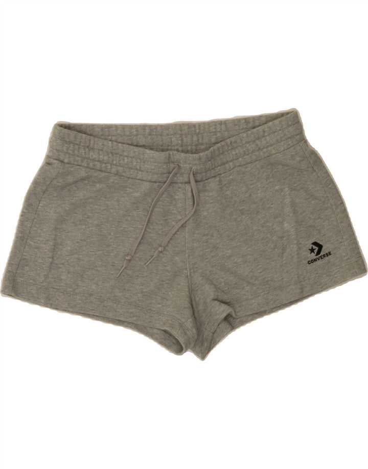 CONVERSE Womens Sport Shorts UK 14 Large  Grey Cotton Vintage Converse and Second-Hand Converse from Messina Hembry 