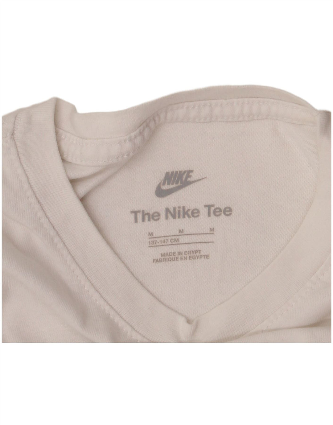 Nike Jungen T-Shirt mit Grafik, 10–11 Jahre, mittelweiß