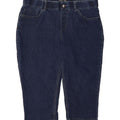 LEE Womens Raiders Mid Rise Capri Jeans W38 L19 Navy Blue Vintage Lee and Second-Hand Lee from Messina Hembry 