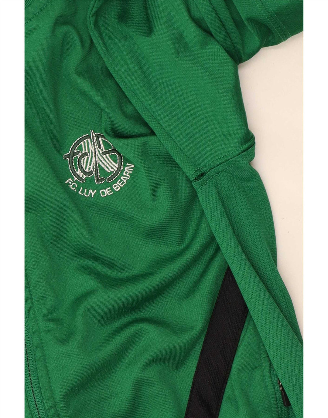Nike Dri Fit Trainingsanzug-Oberteil für Jungen, 10–11 Jahre, Mittelgrün, Farbblock