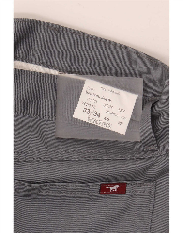 Mustang Herren Bootcut Freizeithose W33 L34 Grau Polyester