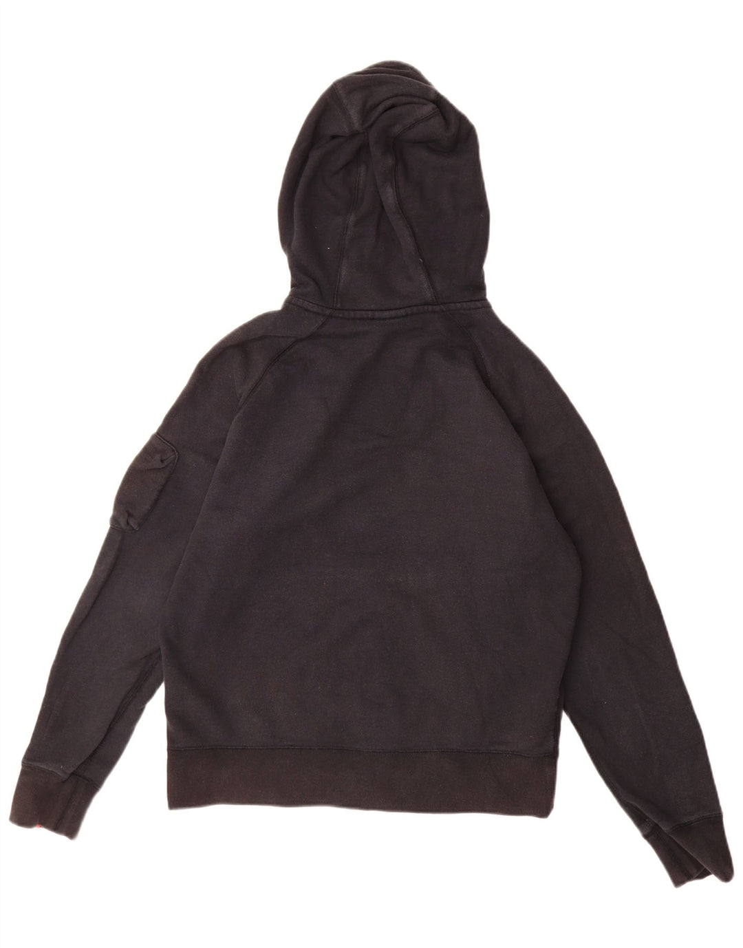 Nike Herren-Kapuzenpullover mit Reißverschluss, mittelschwarz, Baumwolle