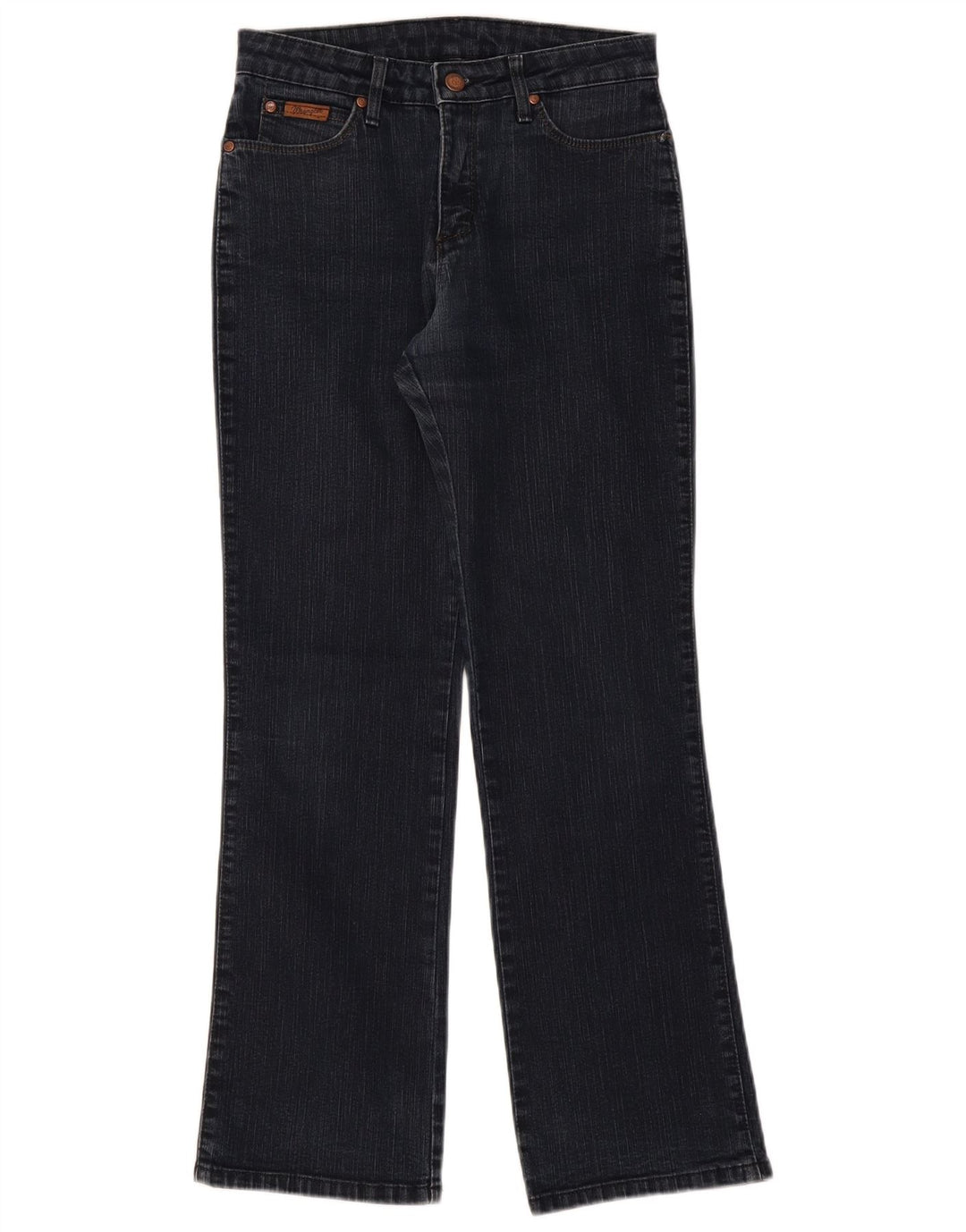 Wrangler Damen Bootcut-Jeans W28 L30 Marineblaue Baumwolle