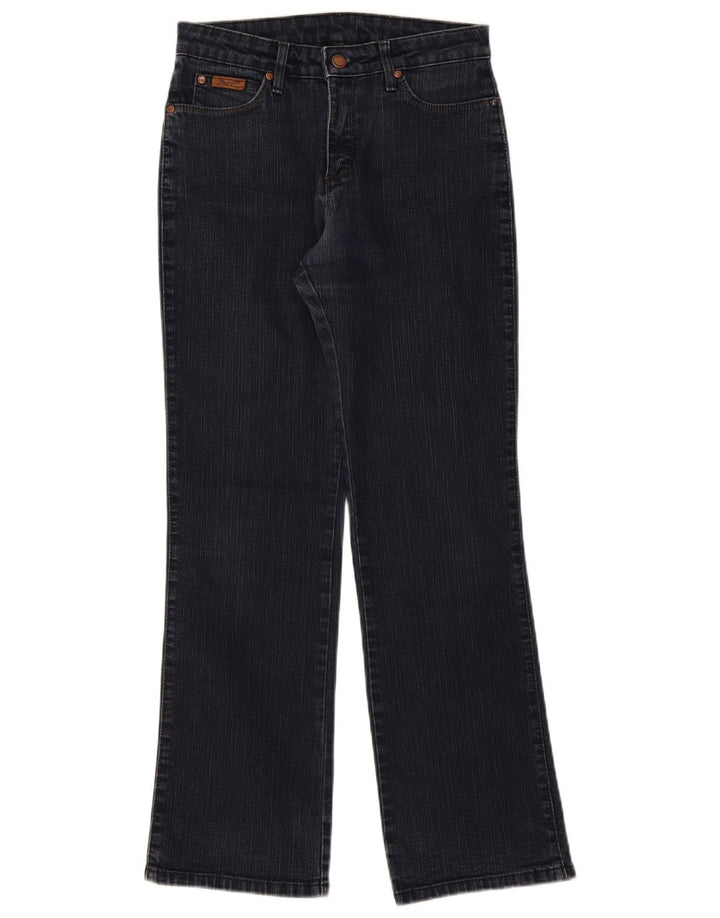 Wrangler Damen Bootcut-Jeans W28 L30 Marineblaue Baumwolle