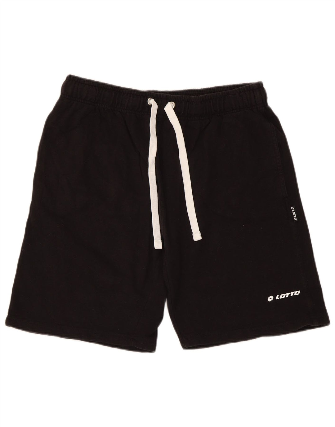 Lotto Herren-Sportshorts, große schwarze Baumwolle