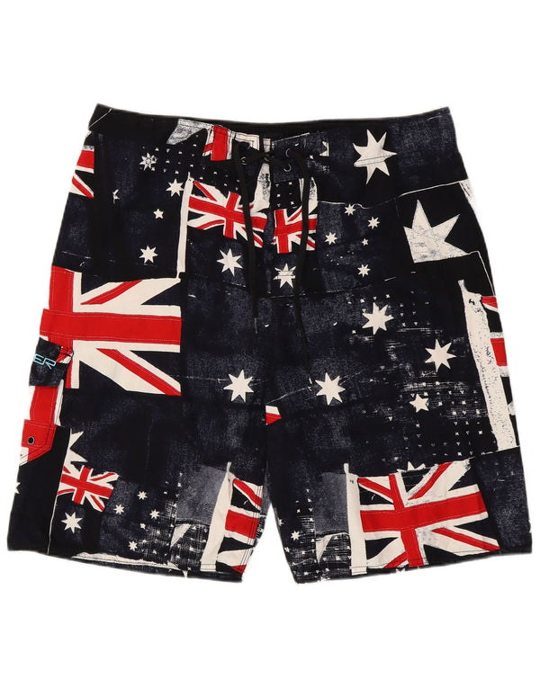 Quiksilver Herren-Badeshorts mit Grafik, XL, mehrfarbig, Polyester