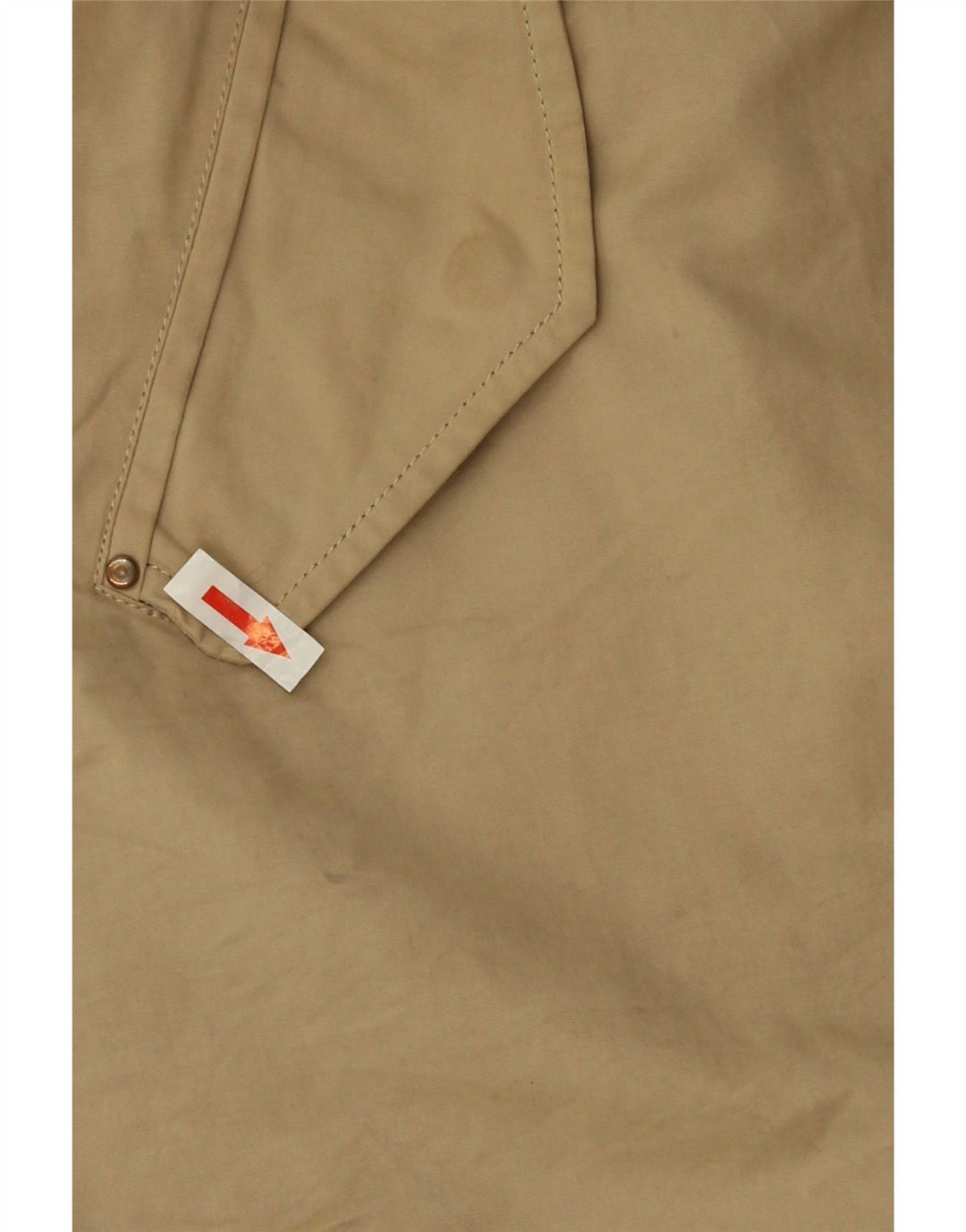 Zara Damen-Parka mit Kapuze, Gr. 16, Größe L, Beige