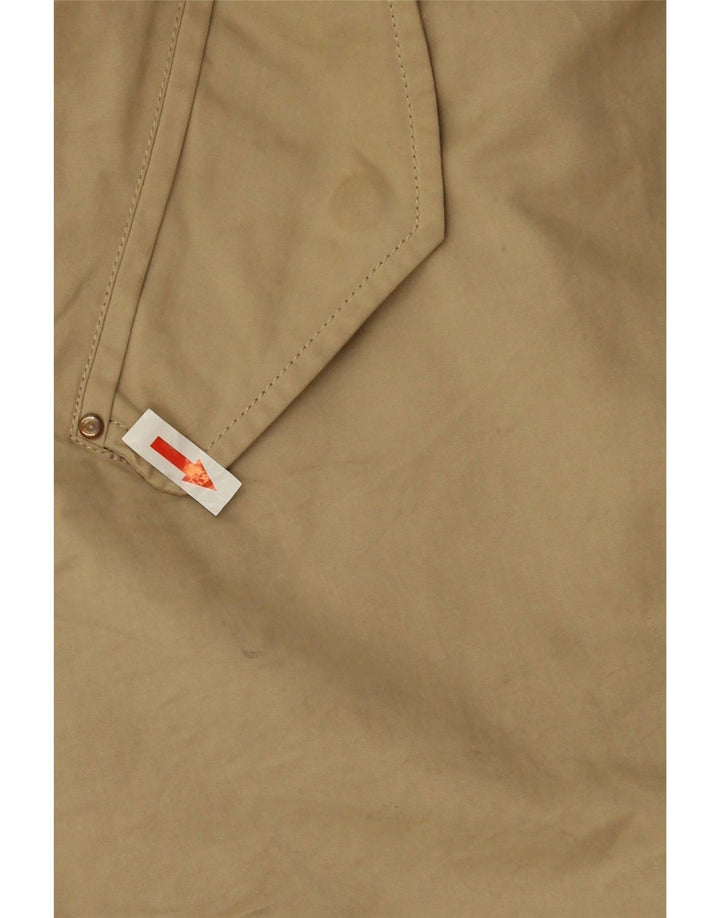 Zara Damen-Parka mit Kapuze, Gr. 16, Größe L, Beige